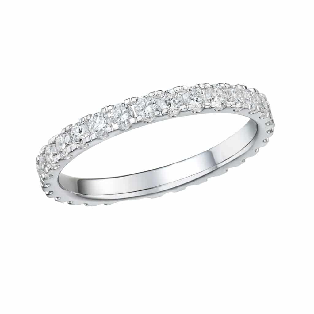 RING ETERNITY HVITTGULL