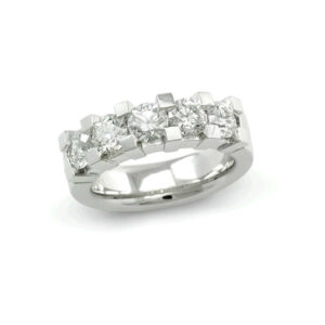 DIAMANTRING 5 STENER 1.51CT TW.SI