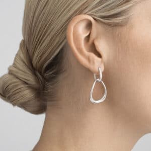 GEORG JENSEN ØREDOBBER OFFSPRING SØLV