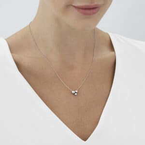 GEORG JENSEN KJEDE MED ANHENG MOONLIGHT GRAPES SØLV