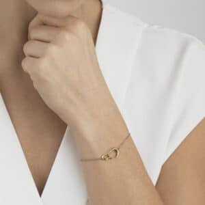 GEORG JENSEN ARMBÅND OFFSPRING GULL