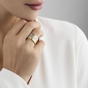 GEORG JENSEN RING FUSION 3 DELER