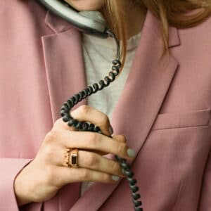 MARIA BLACK RING MOM FORGYLT