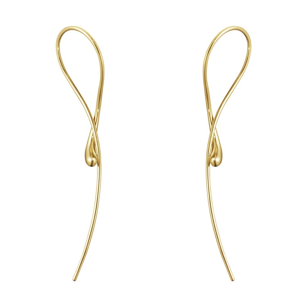 GEORG JENSEN ØREDOBBER MERCY GULTGULL