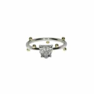 RIKKE HARSHEIM RING MED GULLKULER MINI