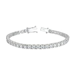 TENNISARMBÅND HVITTGULL 5,02CT