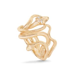 OLE LYNGGAARD RING SNAKES MEDUSA