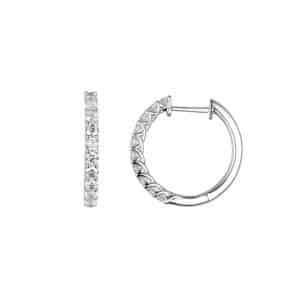 DIAMANT ØRERINGER POP 0,99CT