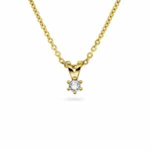 SMYKKE TIL BARN MIN FØRSTE DIAMANT 0,05CT