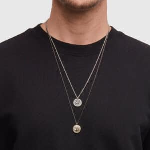 TOM WOOD KJEDE COIN SØLV