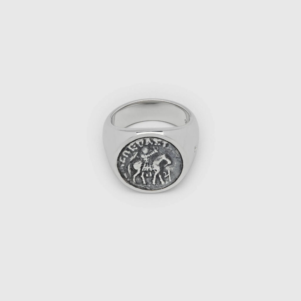 TOM WOOD RING COIN SØLV