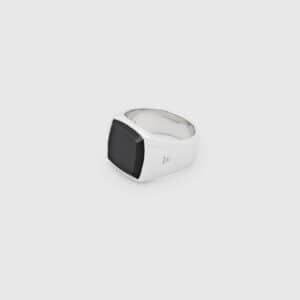 TOM WOOD RING CUSHION BLACK ONYX