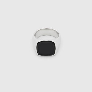 TOM WOOD RING CUSHION BLACK ONYX