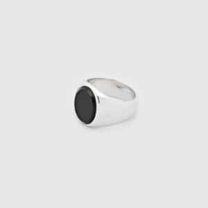 TOM WOOD RING OVAL BLACK ONYX