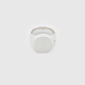 TOM WOOD RING OVAL SATIN
