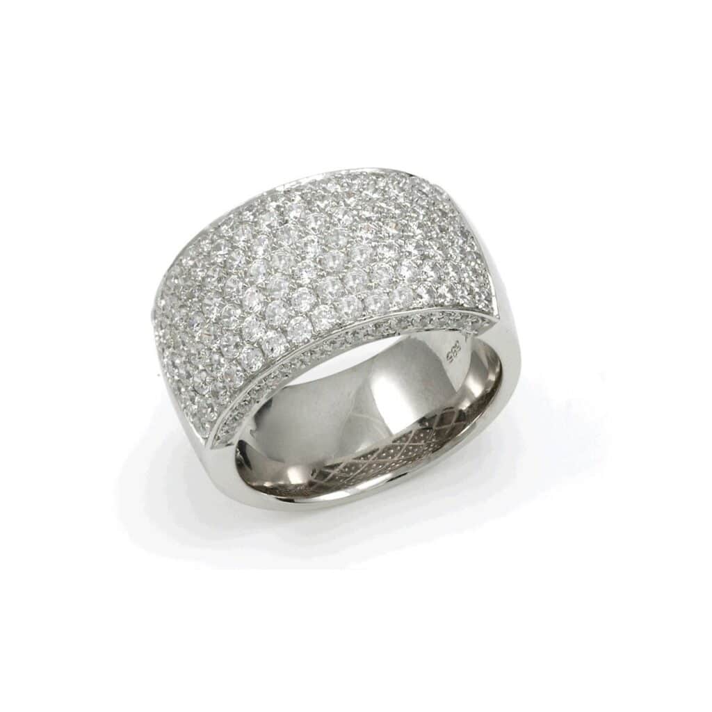RING DIAMONDSIDE HVITTGULL