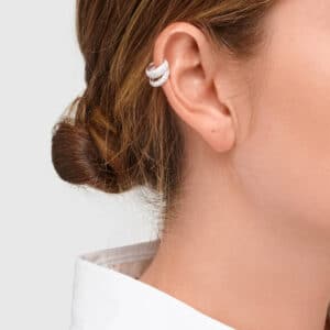 TOM WOOD EAR CUFF THICK ZIRKONIA