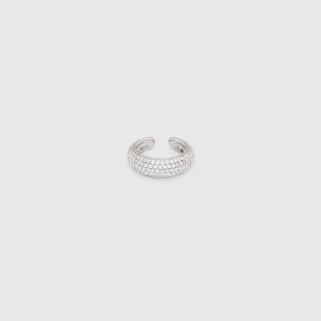 TOM WOOD EAR CUFF THICK ZIRKONIA