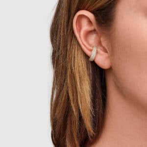 TOM WOOD EAR CUFF THICK ZIRKONIA FORGYLT