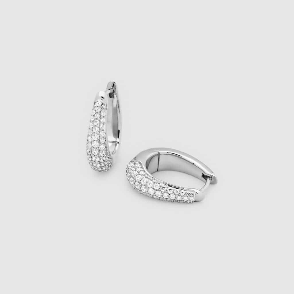 TOM WOOD ØREDOBBER LIZ HOOPS PAVE