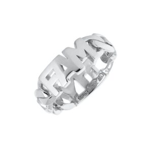 MARIA BLACK RING FAMILY SILVER