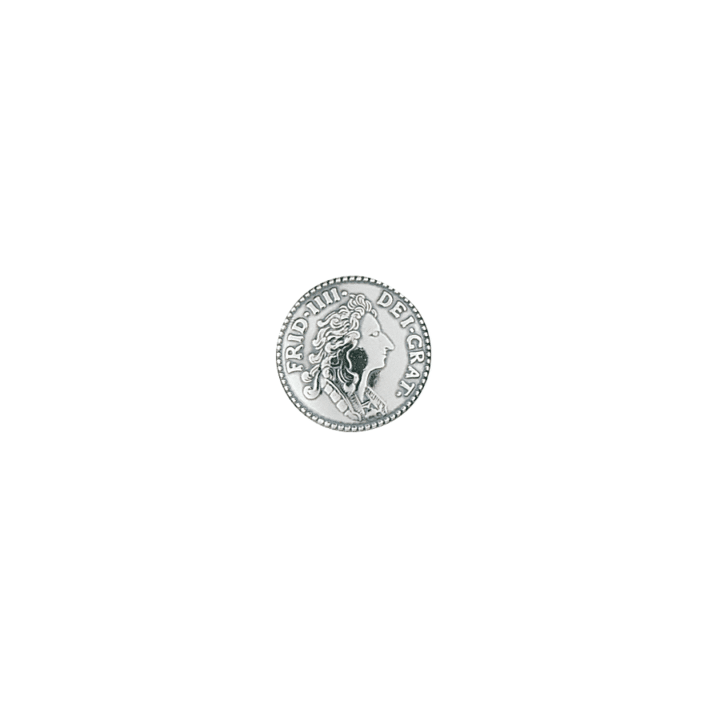 KNAPP MYNT 16 MM OKSIDERT
