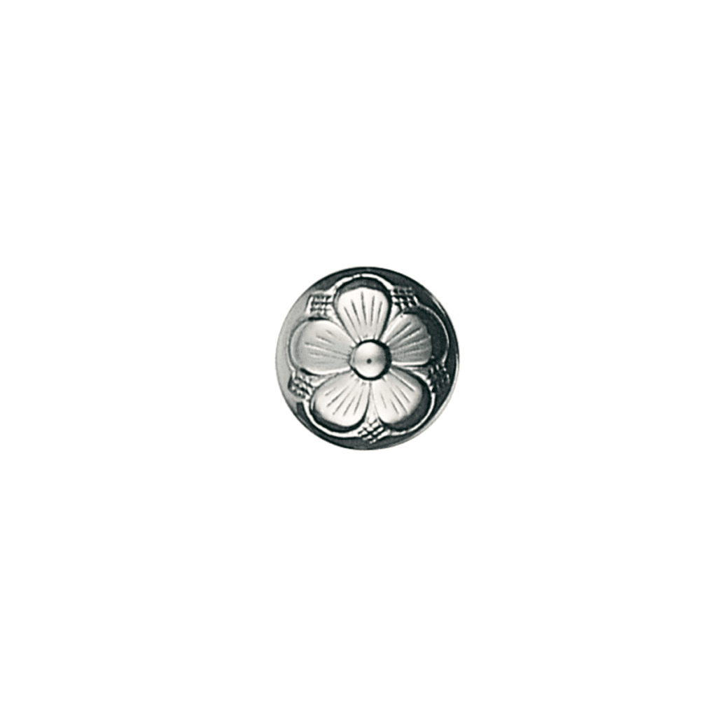 KNAPP 17 MM MED BUNN