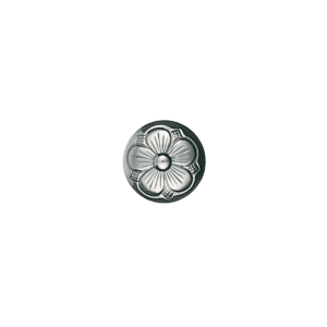 KNAPP 17 MM OKSIDERT
