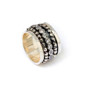 SAMARI RING SØLV CUBIC ZIRKONIA