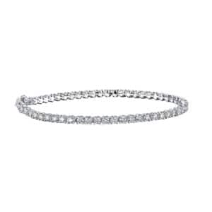 TENNISARMBÅND HVITTGULL 3,94CT