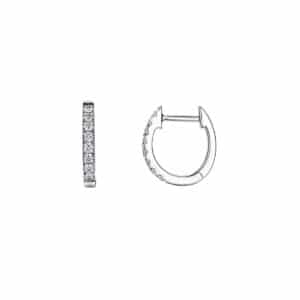 DIAMANT ØRERINGER POP 0,20CT