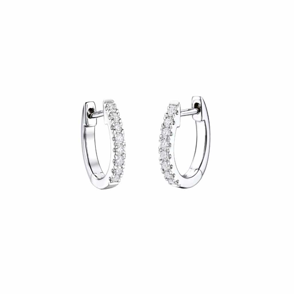 DIAMANT ØRERINGER POP 0,20CT
