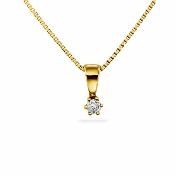 SMYKKE TIL BARN MIN FØRSTE DIAMANT 0,05CT