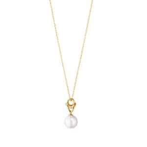 GEORG JENSEN HALSSMYKKE MAGIC MED PERLE OG DIAMANTER