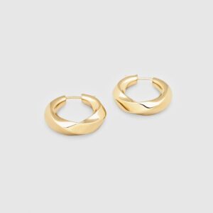 TOM WOOD ØREDOBBER INFINITY HOOPS FORGYLT