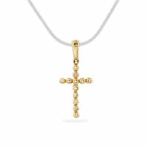 GULLANHENG KORS 19,5MM MED DIAMANTER