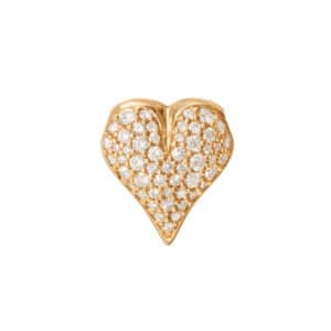OLE LYNGGAARD SMYKKELÅS HEARTS MED DIAMANTER