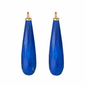 OLE LYNGGAARD FACETED DROPS VEDHENG LITEN TIL ØREPYNT LAPIS LAZULI