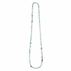 OLE LYNGGAARD KJEDE I TURQUOISE TEMA 90 CM