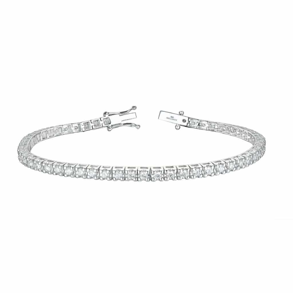 TENNISARMBÅND HVITTGULL 1,82CT