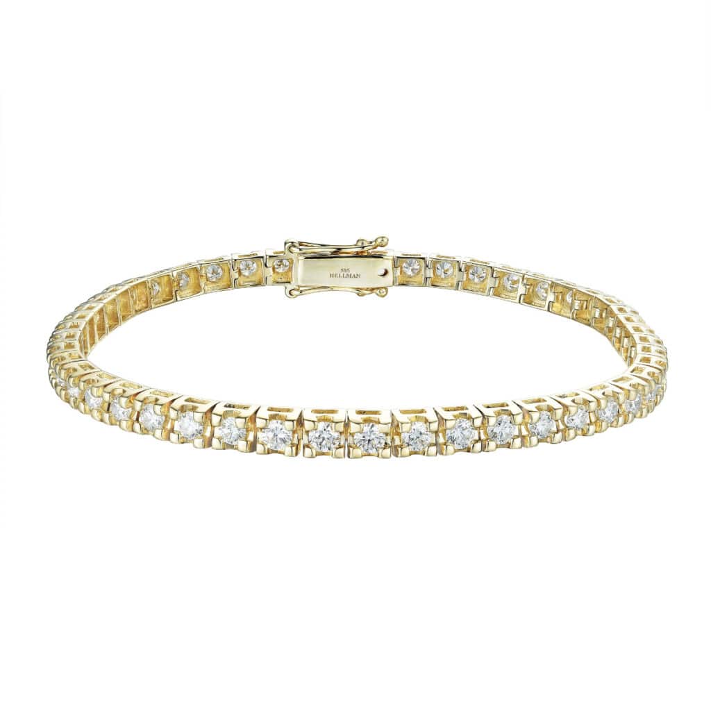 TENNISARMBÅND GULTGULL 2,78CT