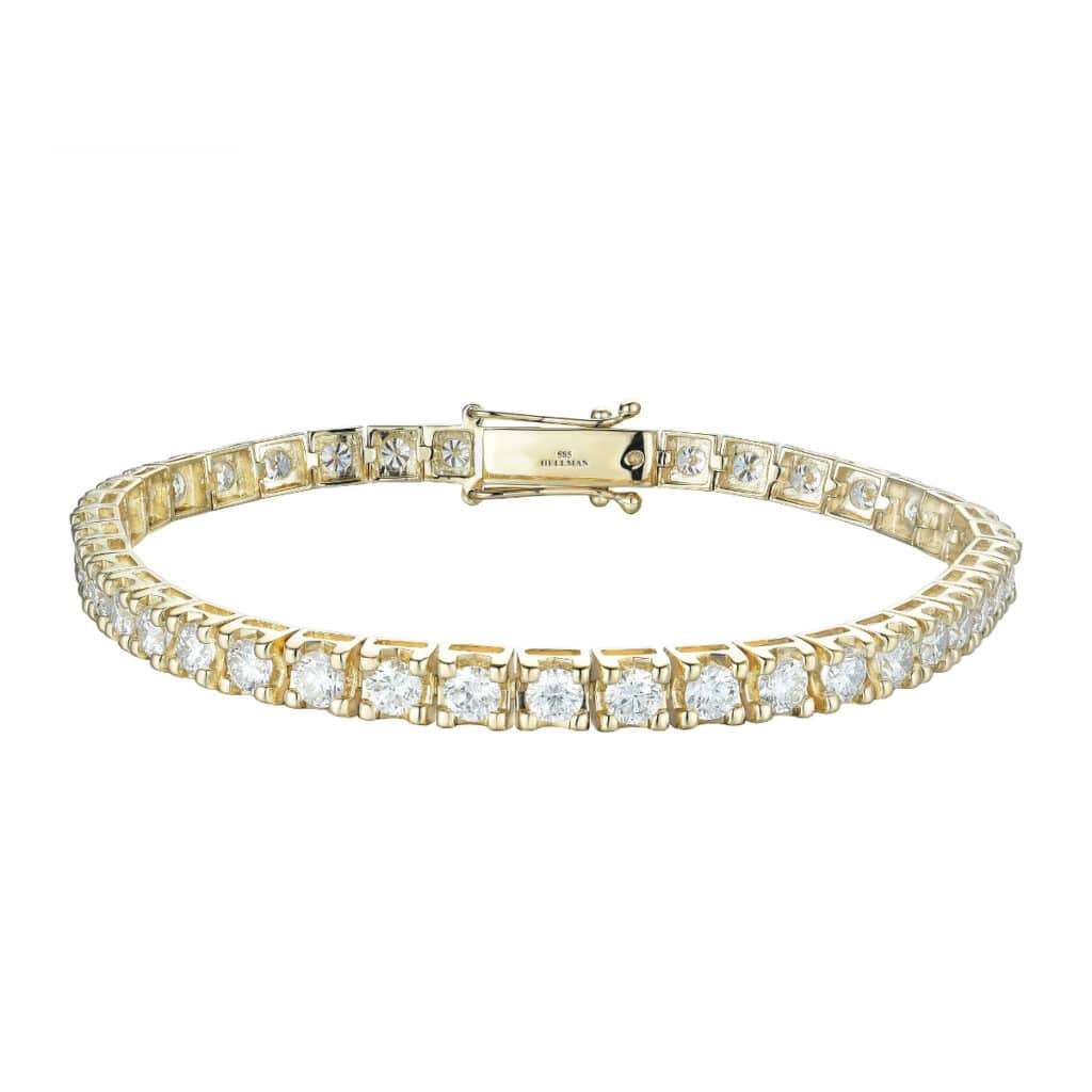 TENNISARMBÅND GULTGULL 5,11CT
