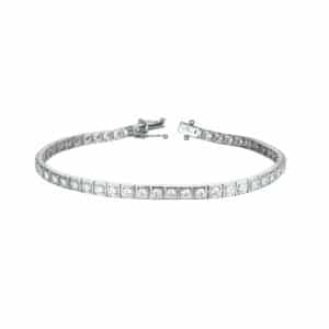 TENNISARMBÅND HVITTGULL 2,98CT