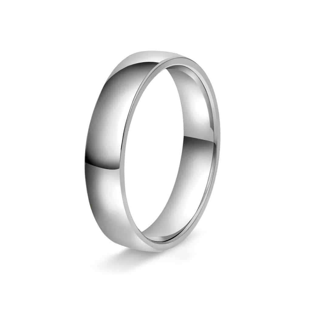 GIFTERING HELLMAN HVITTGULL 4MM LETT BUET
