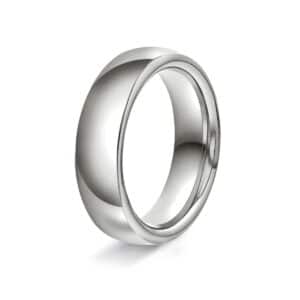 GIFTERING HELLMAN HVITTGULL 6MM OVAL