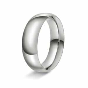 GIFTERING HELLMAN HVITTGULL 6MM SPISSOVAL
