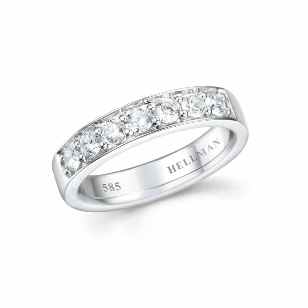 DIAMANTRING HELLMAN HVITTGULL 0,67CT