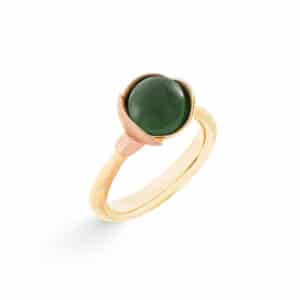 OLE LYNGGAARD RING LOTUS STR 1 SERPENTIN