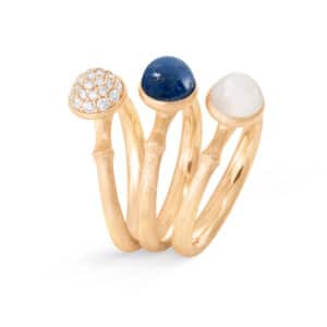 OLE LYNGGAARD RING LOTUS MINI LAPIA LAZULI