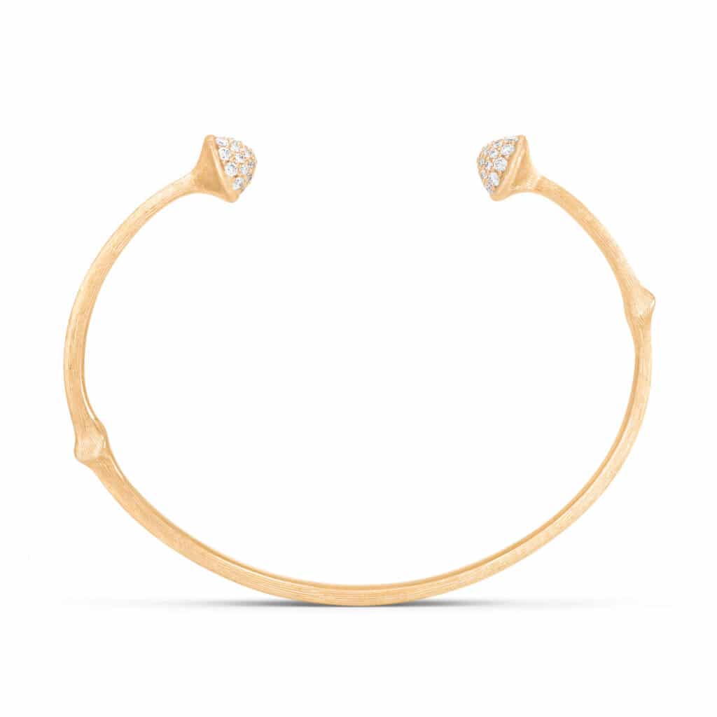 OLE LYNGGAARD ARMRING NATURE MED PAVÉ